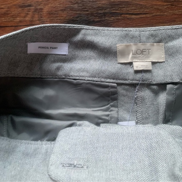 Loft outlet - women’s 10 pencil pants - gray - Picture 7 of 9